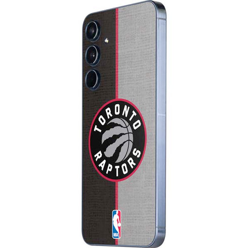 NBA Toronto Raptors Split Canvas Galaxy A35 5G Skin